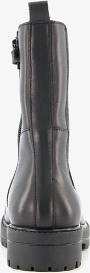 Groot leren meisjes chelsea boots Zwart