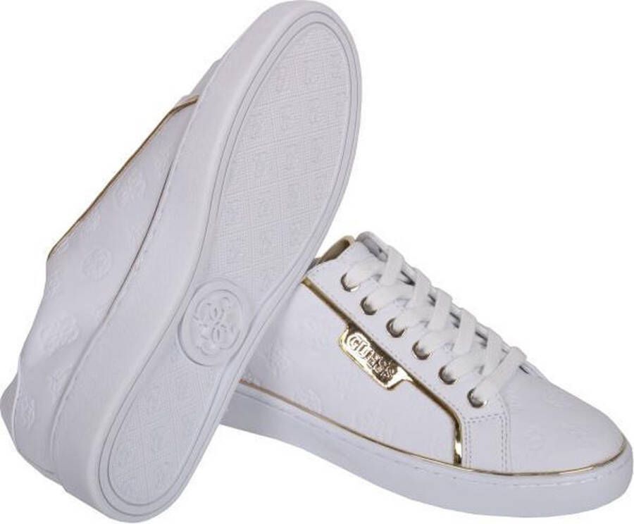 GUESS Banq Dames Sneakers Wit