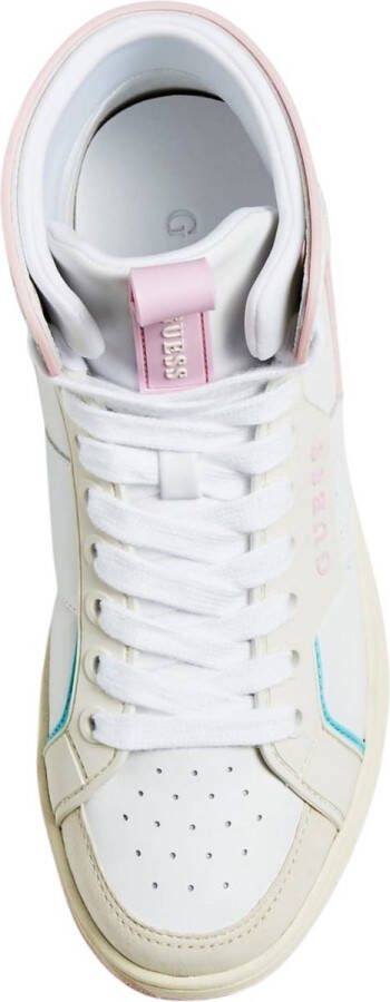 GUESS Basqet Dames Sneaker Wit