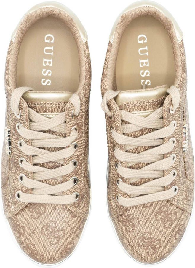 Guess Sneakers met Logo Print in Urban Stijl Beige Dames - Foto 9