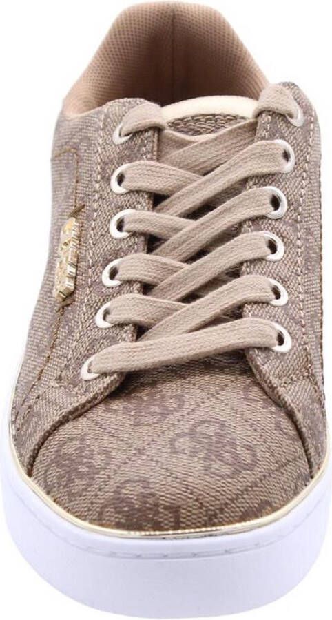 Guess Sneakers met Logo Print in Urban Stijl Beige Dames - Foto 11