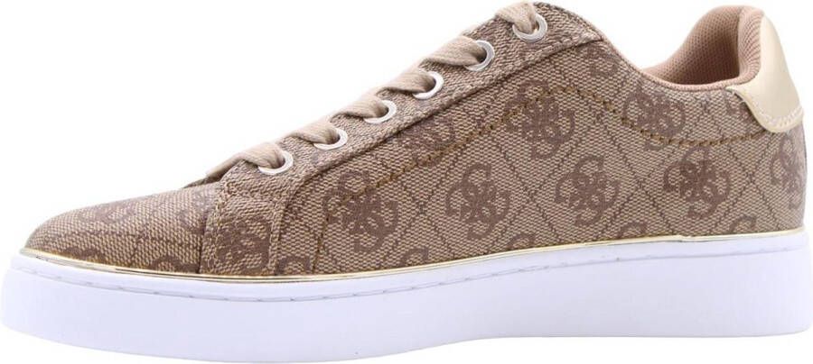 Guess Sneakers met Logo Print in Urban Stijl Beige Dames - Foto 12