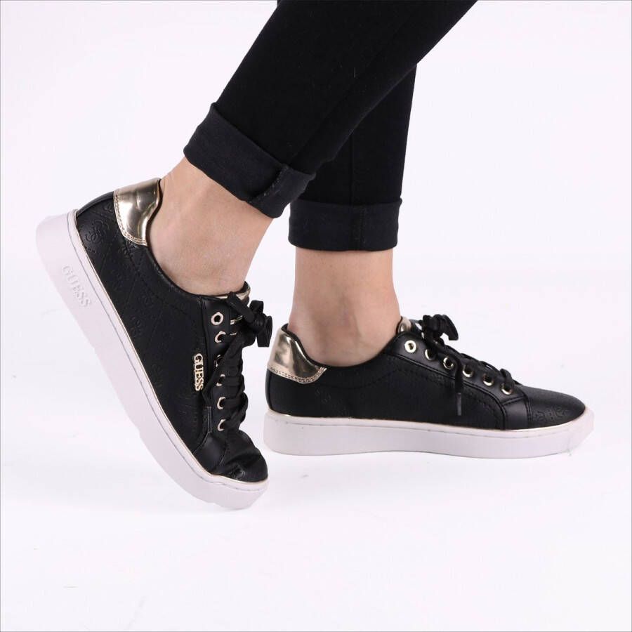 Guess Zwarte Bekie Active Lady Sneakers met reliëf Zwart Dames - Foto 9