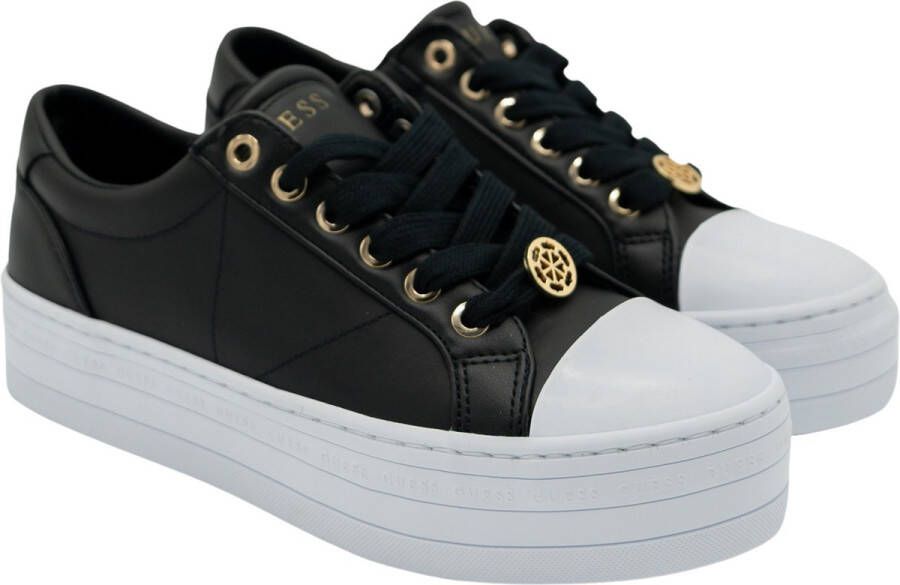 Guess Sneakers van leer model 'Bells' - Foto 8