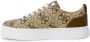 Guess Beige Stoffen Sneakers met All Over Logo Beige Dames - Thumbnail 8