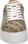 Guess Beige Stoffen Sneakers met All Over Logo Beige Dames - Thumbnail 11
