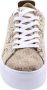 Guess Beige Stoffen Sneakers met All Over Logo Beige Dames - Thumbnail 15