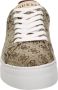 Guess Beige Stoffen Sneakers met All Over Logo Beige Dames - Thumbnail 13