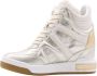 Guess Sleehak Sneaker in Platino Leatherlook Grijs Dames - Thumbnail 9