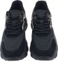 Guess Lichtgewicht zwarte sneaker van mesh en suède Black Dames - Thumbnail 10