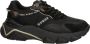 Guess Lichtgewicht zwarte sneaker van mesh en suède Black Dames - Thumbnail 10