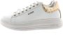 Guess Minimalistische Sneaker met Verhoogde Zool en Kokos Laminaat White Dames - Thumbnail 10
