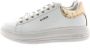 Guess Minimalistische Sneaker met Verhoogde Zool en Kokos Laminaat White Dames - Thumbnail 15