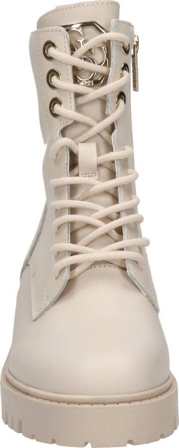 GUESS dames veterboot Off White