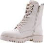 GUESS Olone Veterboots Laarzen Met Veters Dames Wit - Thumbnail 5