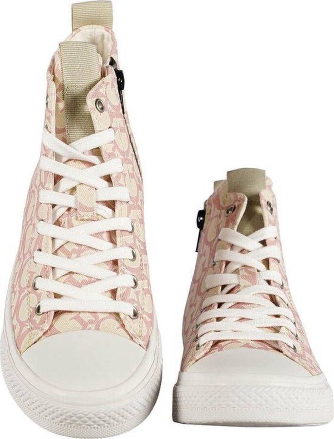 GUESS Ederla Hi Dames Sneakers Roze - Foto 11