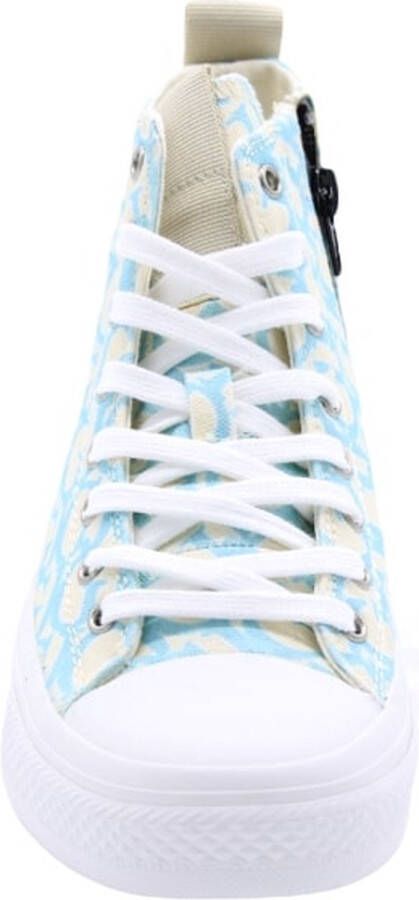 GUESS Ederla Hi hoge sneakers blauw roze - Foto 8