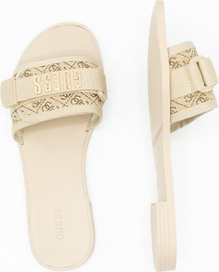 GUESS Elyze Slippers Dames Beige
