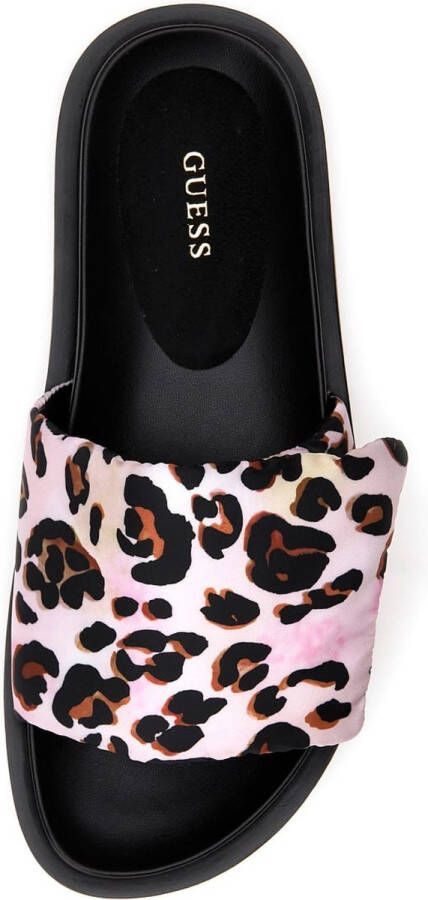 GUESS Fabetzy Dames Slippers Leopard