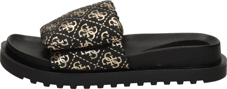 GUESS Fabetzy Slippers Dames Zwart