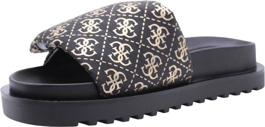 GUESS Fabetzy Slippers Dames Zwart