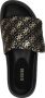 GUESS Fabetzy Dames Slippers Black Platino - Thumbnail 10