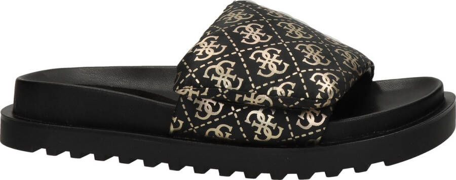 GUESS Fabetzy Slippers Dames Zwart