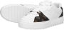 GUESS Fiena Dames Sneakers Laag White Brown - Thumbnail 6
