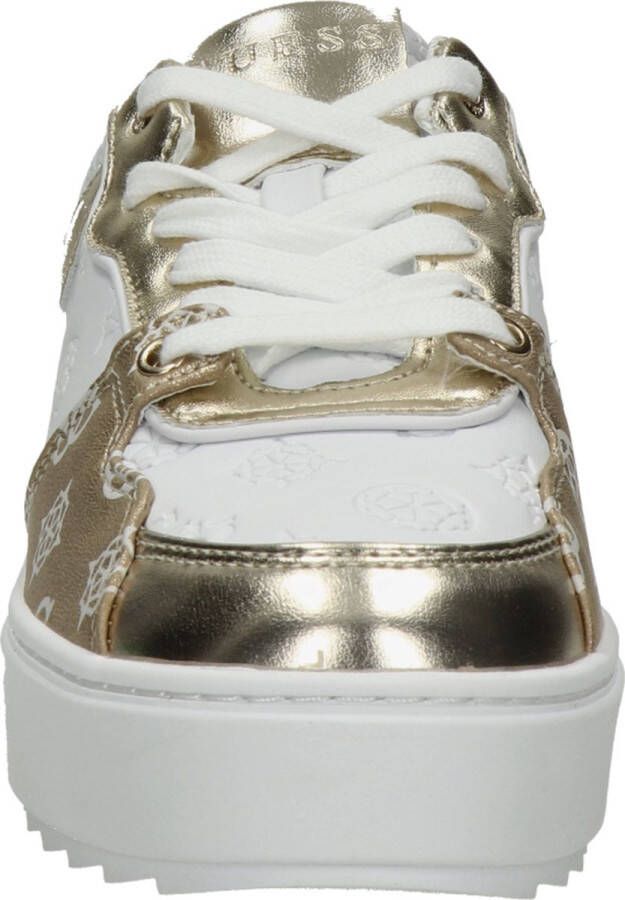 GUESS Fiena Lage Dames Sneakers -White Gold
