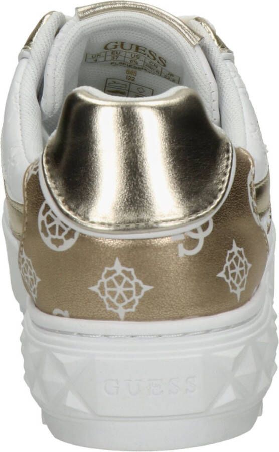 GUESS Fiena Lage Dames Sneakers -White Gold