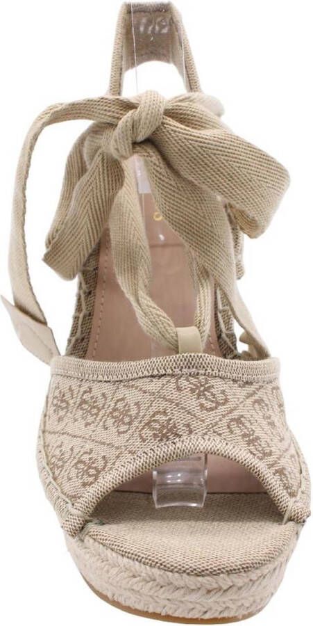 GUESS Halona Espadrilles Met Sleehak Dames Beige