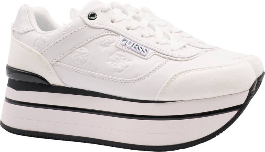 Guess Fl5Hns Pel12 Damessneakers White Dames - Foto 12