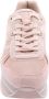 Guess Roze Leren Wedge Sneaker Harinna Roze Dames - Thumbnail 3