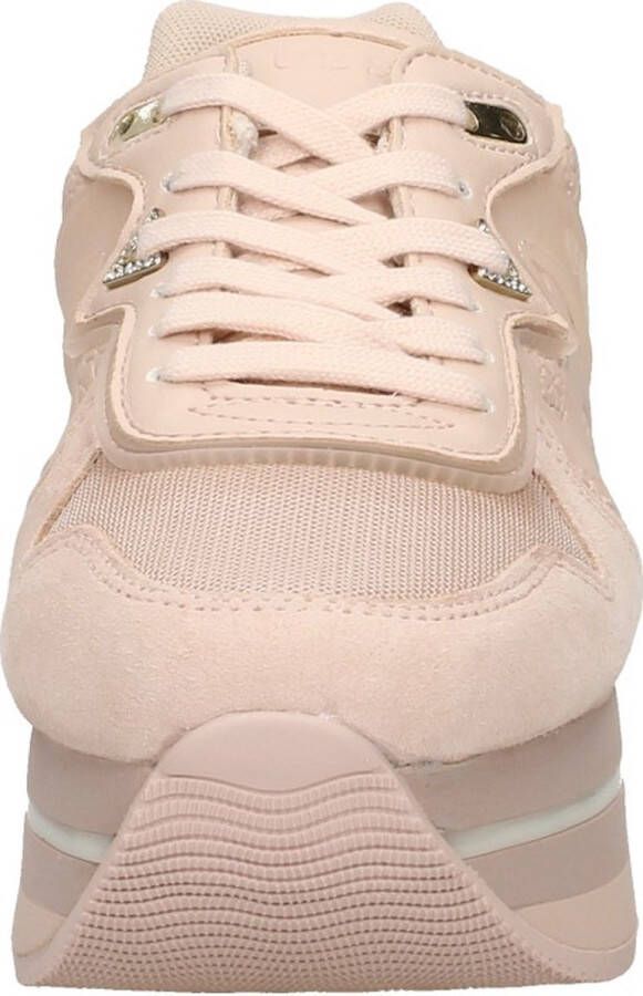 GUESS Harinna Dames Sneakers Hoog Blush