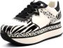 GUESS Harinna Lage sneakers Leren Sneaker Dames Wit - Thumbnail 5