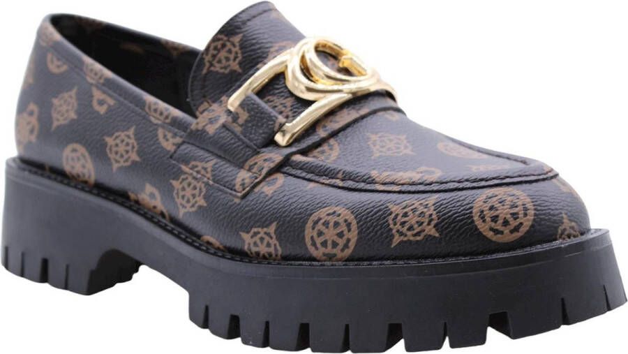 GUESS Ilary Dames Mocassins Bruin