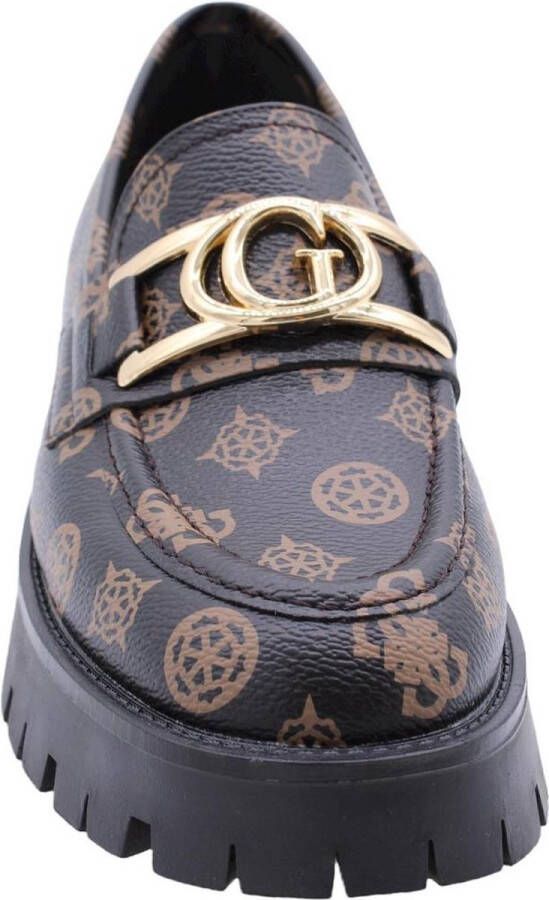 GUESS Ilary Dames Mocassins Bruin