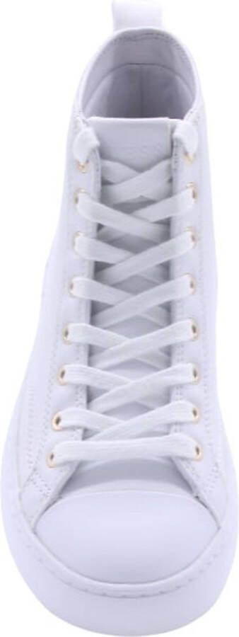 GUESS Invyte Hoge sneakers Leren Sneaker Dames Wit