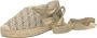 Bruin Tinten Jalene3 Espadrilles Dames Beige - Thumbnail 9