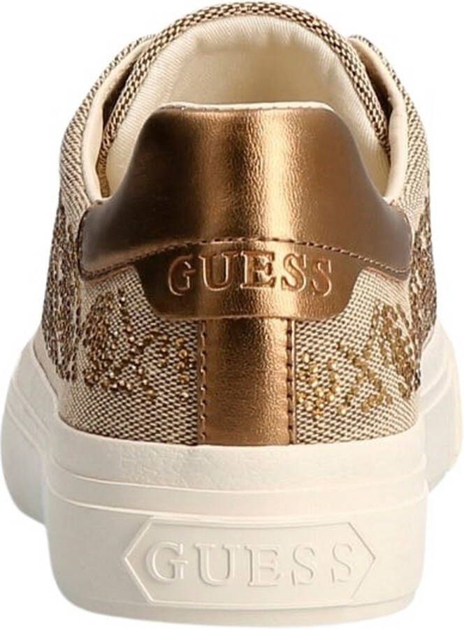 GUESS JIANAA4 Dames Sneakers Beige Bruin