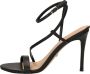 Guess Zwarte leren Kadera TC 105 enkelband sandaal Black Dames - Thumbnail 10