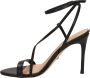 Guess Zwarte leren Kadera TC 105 enkelband sandaal Black Dames - Thumbnail 7