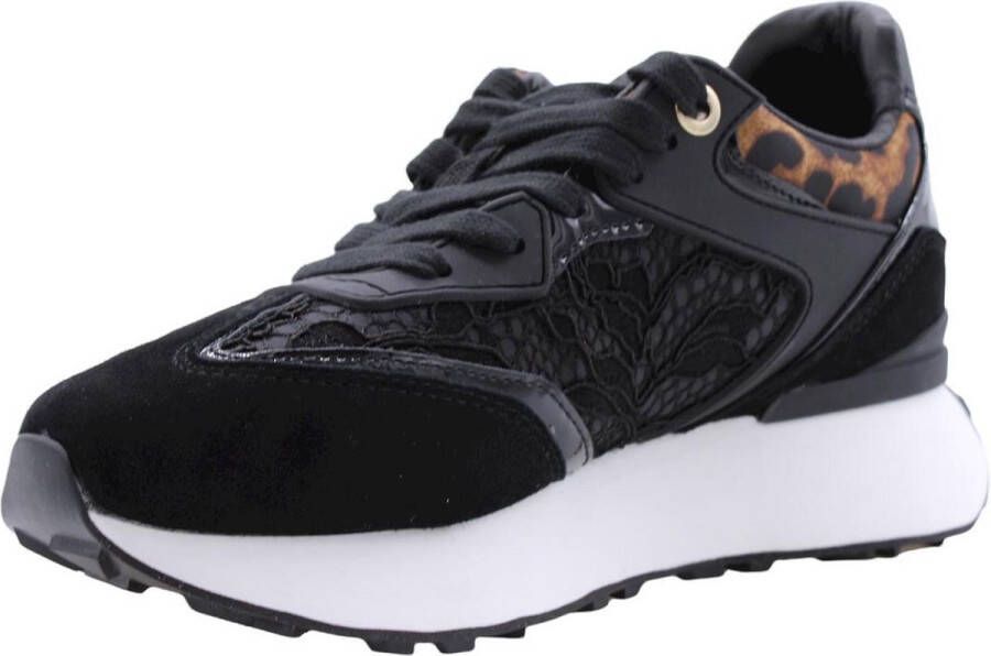 Guess Lage Sneaker Luchia Zwart Panther Print Black Dames - Foto 7