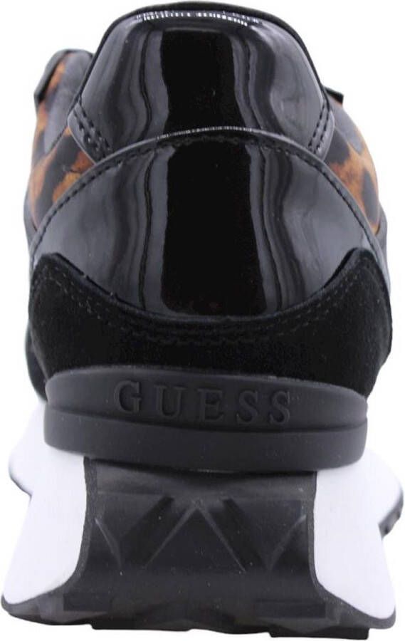 Guess Lage Sneaker Luchia Zwart Panther Print Black Dames - Foto 8
