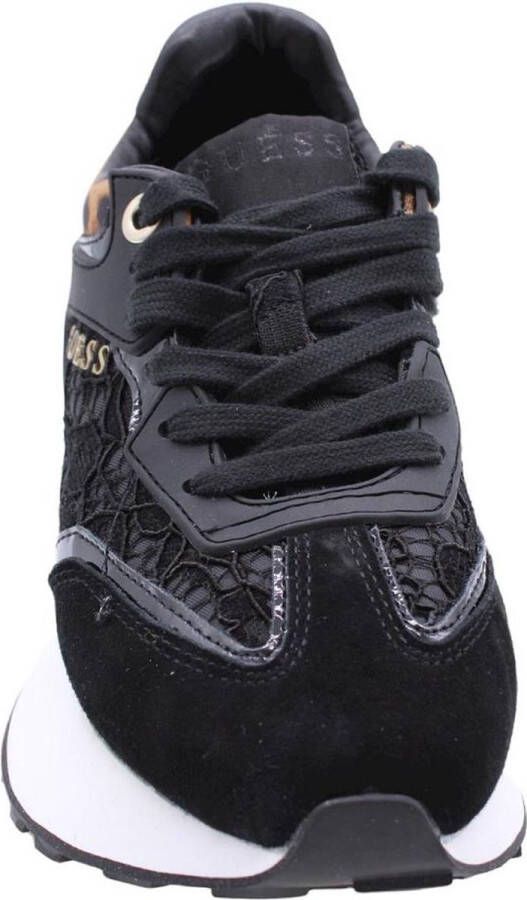 Guess Lage Sneaker Luchia Zwart Panther Print Black Dames - Foto 9