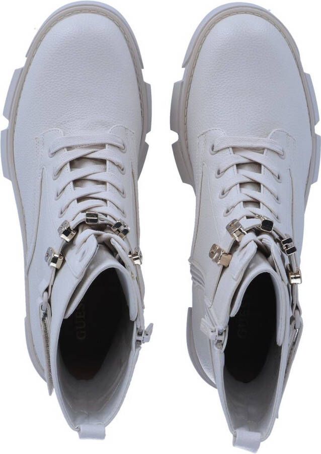 GUESS Madox Veterboots Laarzen Met Veters Dames Wit
