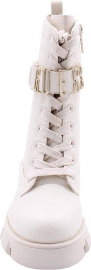 GUESS Madox Veterboots Laarzen Met Veters Dames Wit