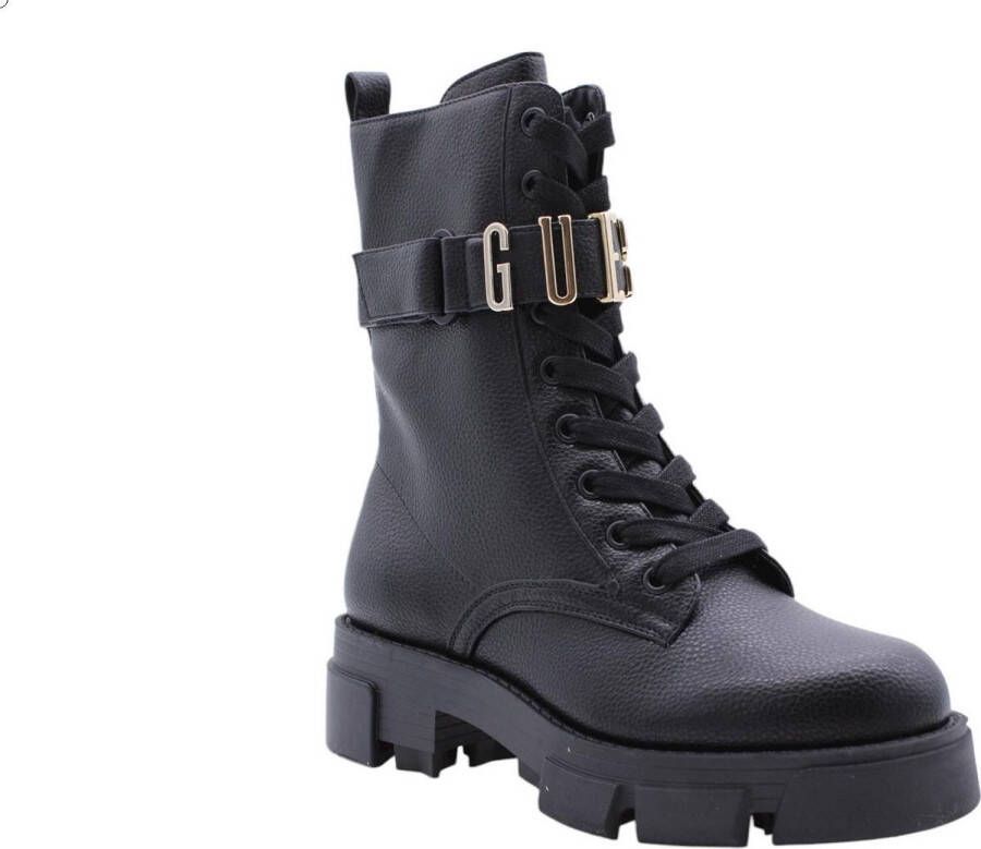 GUESS Madox Veterschoenen Hoog Zwart