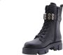 Guess Anfibio Leren Laars met Carrarmato-zool Black Dames - Thumbnail 12