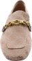 Bruin Tinten Marta Loafers Instappers Dames Beige - Thumbnail 10